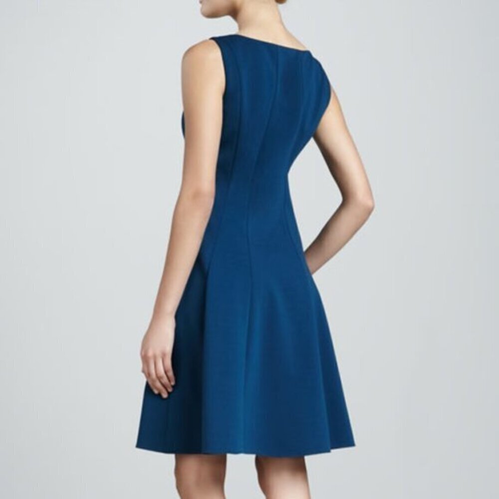 T Tahari Alexina Fit-and-Flare Dress NWT - Picture 2 of 13